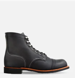 Homme RED WING SHOES Bottes*8084 - Iron Ranger Black Harness