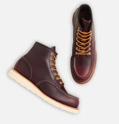 Homme RED WING SHOES Bottes*8847 - Moc Toe Black Cherry