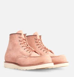 Homme RED WING SHOES Bottes*8208 - Moc Toe Dusty Rose Abilene