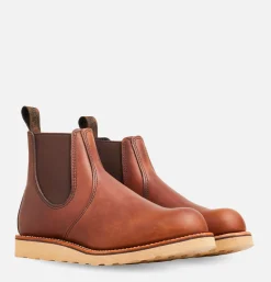 Homme RED WING SHOES Bottes*3190 - Rover Chelsea Boot Amber Harness