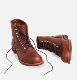 Homme RED WING SHOES Bottes*8111 E - Iron Ranger Amber