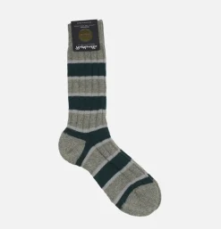 Homme PANTHERELLA Chaussettes*53912 Socks Stalbridge Vertes
