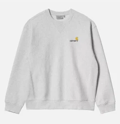CARHARTT WIP Sweats & Polaires*American Script Sweat Ash Heather