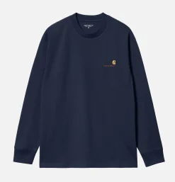 CARHARTT WIP Sweats & Polaires*American Tee Ls Air Force Blue