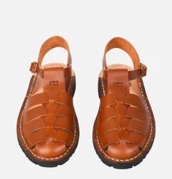 Homme STEVE MONO Sandales*Artisanal Sandal Shoe 10/09 Chocolat Royalcheese Exclusive