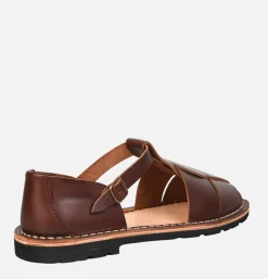 Homme STEVE MONO Sandales*Artisanal Sandal Shoe 10/17  Coffee