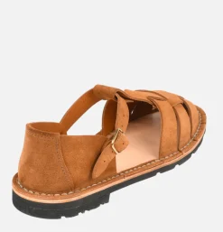 Homme STEVE MONO Sandales*Artisanal Sandal Shoe 10/01 Cognac
