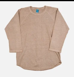 GOOD ON T-shirts*Baseball Tee Latte