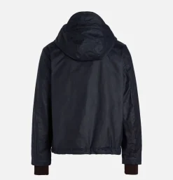 MANIFATTURA CECCARELLI Blousons & Manteaux*Blazer Coat Waxed Navy