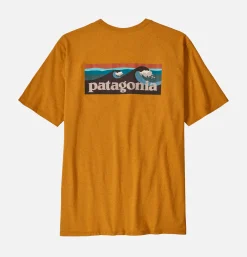 PATAGONIA T-shirts*Board Logo T-shirt Dried Mango