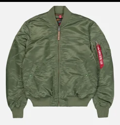 ALPHA INDUSTRIES Blousons & Manteaux*Bomber Ma-1 Vert Sauge