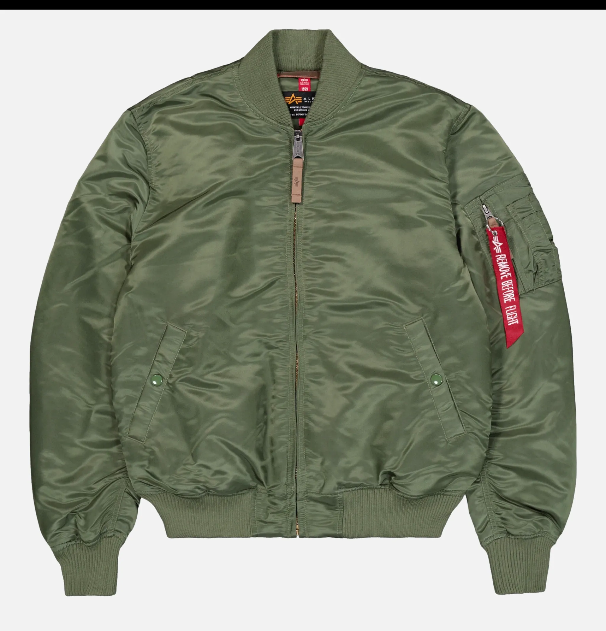 ALPHA INDUSTRIES Blousons & Manteaux*Bomber Ma-1 Vert Sauge