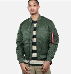ALPHA INDUSTRIES Blousons & Manteaux*Bomber Ma-1 Vert Sauge