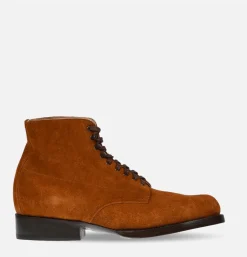 Homme YUKETEN Bottes*Bottes Alan Brown Suede Snuff