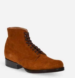 Homme YUKETEN Bottes*Bottes Alan Brown Suede Snuff