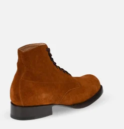 Homme YUKETEN Bottes*Bottes Alan Brown Suede Snuff