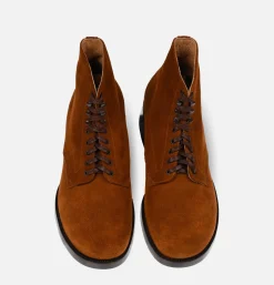 Homme YUKETEN Bottes*Bottes Alan Brown Suede Snuff