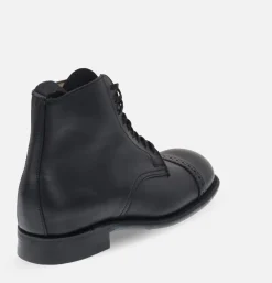 Homme SANDERS Bottes*Bottes B.G.S Punched Cap Gibson Black