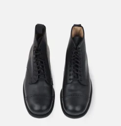 Homme SANDERS Bottes*Bottes B.G.S Punched Cap Gibson Black