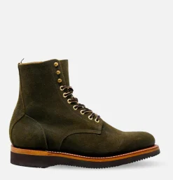Homme UNMARKED Bottes*Bottes Hunter Olive Suede