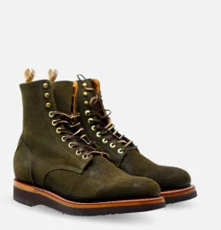 Homme UNMARKED Bottes*Bottes Hunter Olive Suede