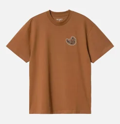 CARHARTT WIP T-shirts*Brown Ducks Tee Hamilton Brown