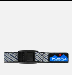 KAVU Ceintures*Burly Belt Navy Roughcut
