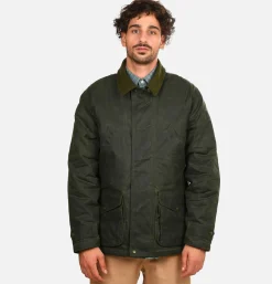 MANIFATTURA CECCARELLI Blousons & Manteaux*Caban Wax Green