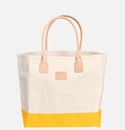 HERITAGE LEATHER COMPANY Tote-bags*Canvas Day Tote Bag Jaune