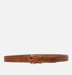 YUKETEN Ceintures*Ceinture Triple Stitched Havana