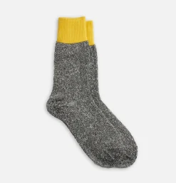 Femme ROTOTO Autres|Chaussettes*Chaussette Double Silk Jaune