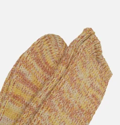 Homme ANONYMOUS ISM Chaussettes*Chaussettes 5 Color Mix Jaune