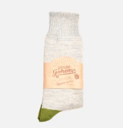 Homme ANONYMOUS ISM Chaussettes*Chaussettes Embroidery Vert