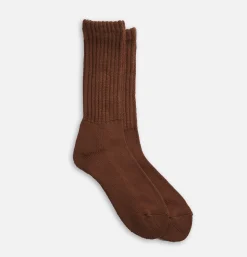 Femme ROTOTO Autres|Chaussettes*Chaussettes Loose Pile Chocolat