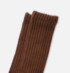 Femme ROTOTO Autres|Chaussettes*Chaussettes Loose Pile Chocolat