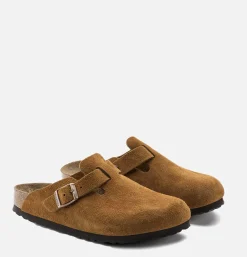 Femme BIRKENSTOCK Sandales|Sandales*Chaussures Boston Mink Suede Normale