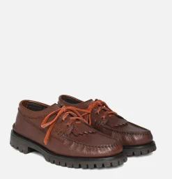 Homme YUKETEN Chaussures*Chaussures Italian Blutcher Palermo Brown