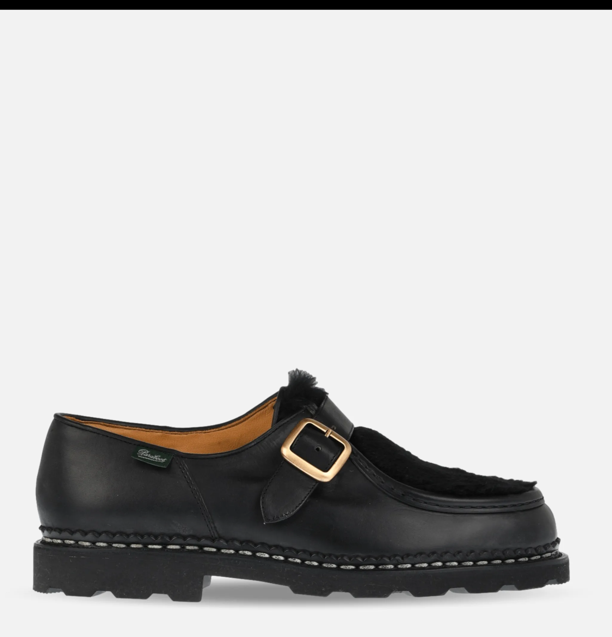 Homme PARABOOT Chaussures*Chaussures Michael Bride Lis Noir Lapin