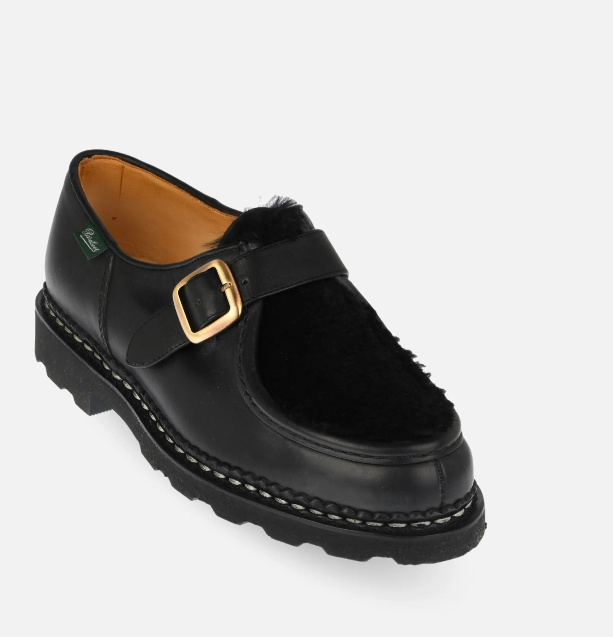 Homme PARABOOT Chaussures*Chaussures Michael Bride Lis Noir Lapin