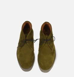 Homme SANDERS Bottes*Chaussures Hi-top Vert