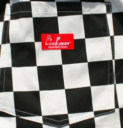 COOKMAN Work Pants*Chef Pant Checker Black