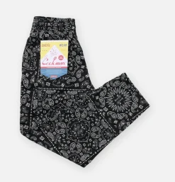 COOKMAN Work Pants*Chef Pant Paisley Black
