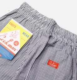 COOKMAN Shorts*Chef Short Seersucker Navy