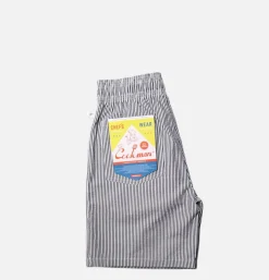 COOKMAN Shorts*Chef Short Seersucker Navy