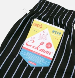 COOKMAN Shorts*Chef Short Stripe Black