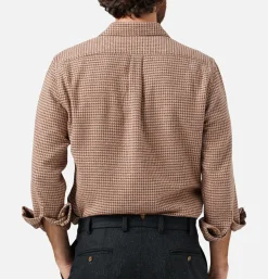 PORTUGUESE FLANNEL Chemises*Chemise Abstract Brown