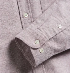 PORTUGUESE FLANNEL Chemises*Chemise Brushed Oxford Bordeaux