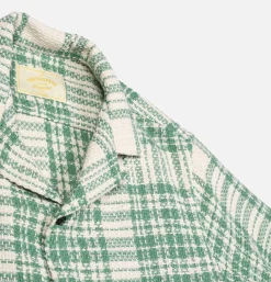 PORTUGUESE FLANNEL Chemises*Chemise Garden Plaid Shirt Green