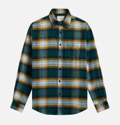 PORTUGUESE FLANNEL Chemises*Chemise Lousa Green