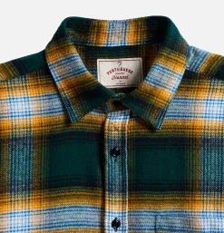 PORTUGUESE FLANNEL Chemises*Chemise Lousa Green